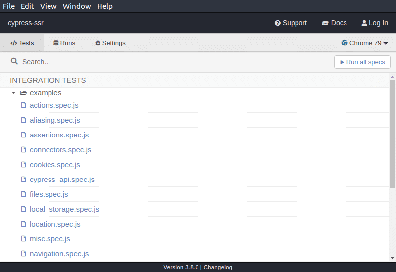 Cypress UI cypress-ui